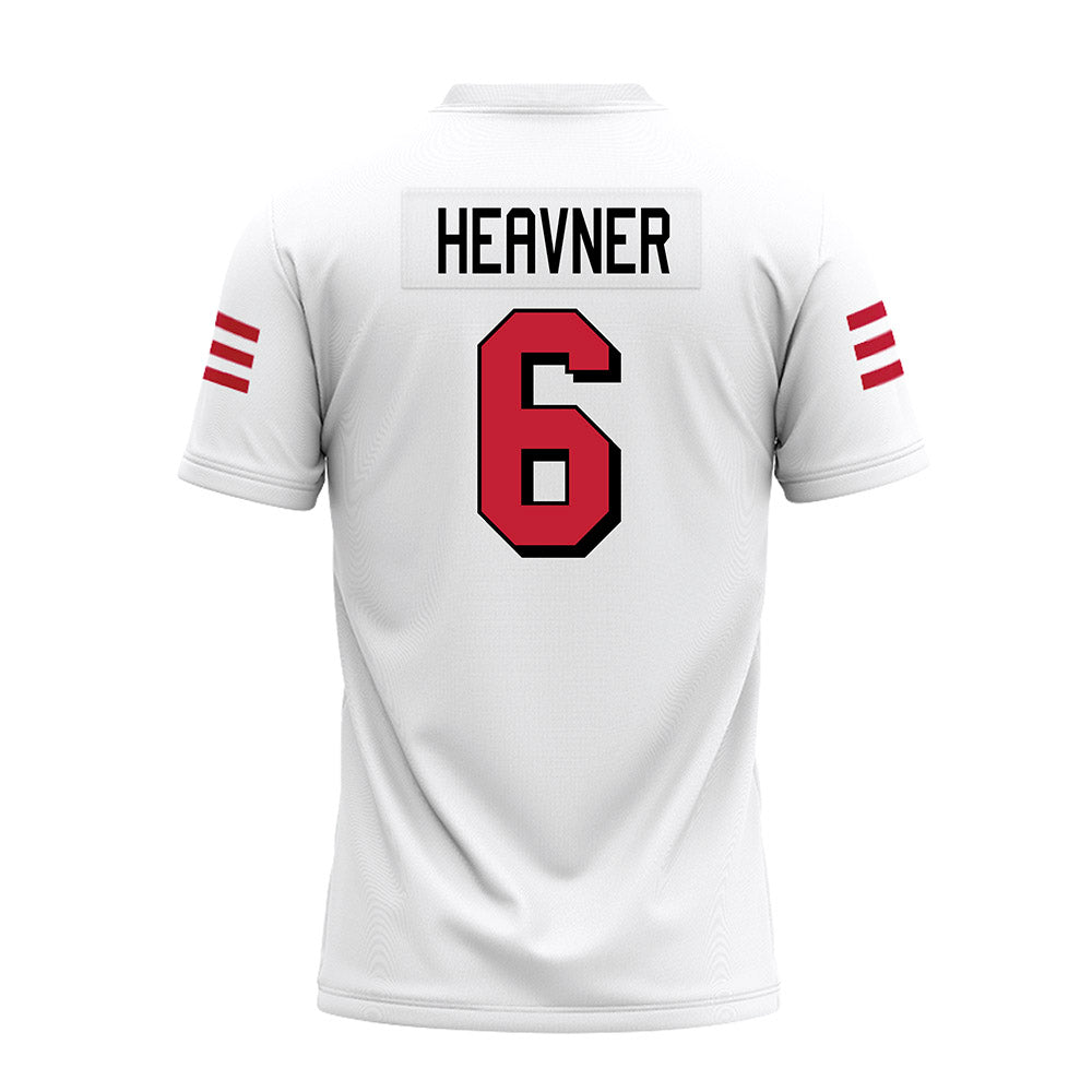 Miami of Ohio - NCAA Football : Caleb Heavner - 2024 White Premium Football Jersey-1