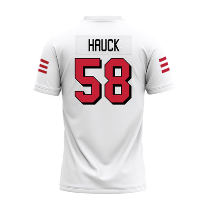 Miami of Ohio - NCAA Football : Maximus Hauck - 2024 White Premium Football Jersey-1