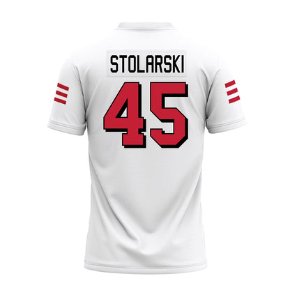 Miami of Ohio - NCAA Football : Ryan Stolarski - 2024 White Premium Football Jersey-1