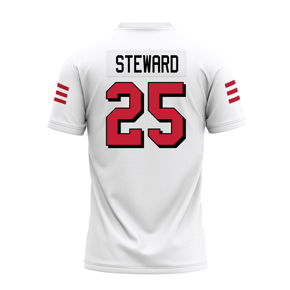 Miami of Ohio - NCAA Football : Ike Steward - 2024 White Premium Football Jersey-1
