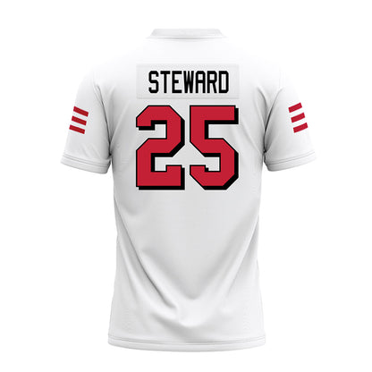 Miami of Ohio - NCAA Football : Ike Steward - 2024 White Premium Football Jersey-1