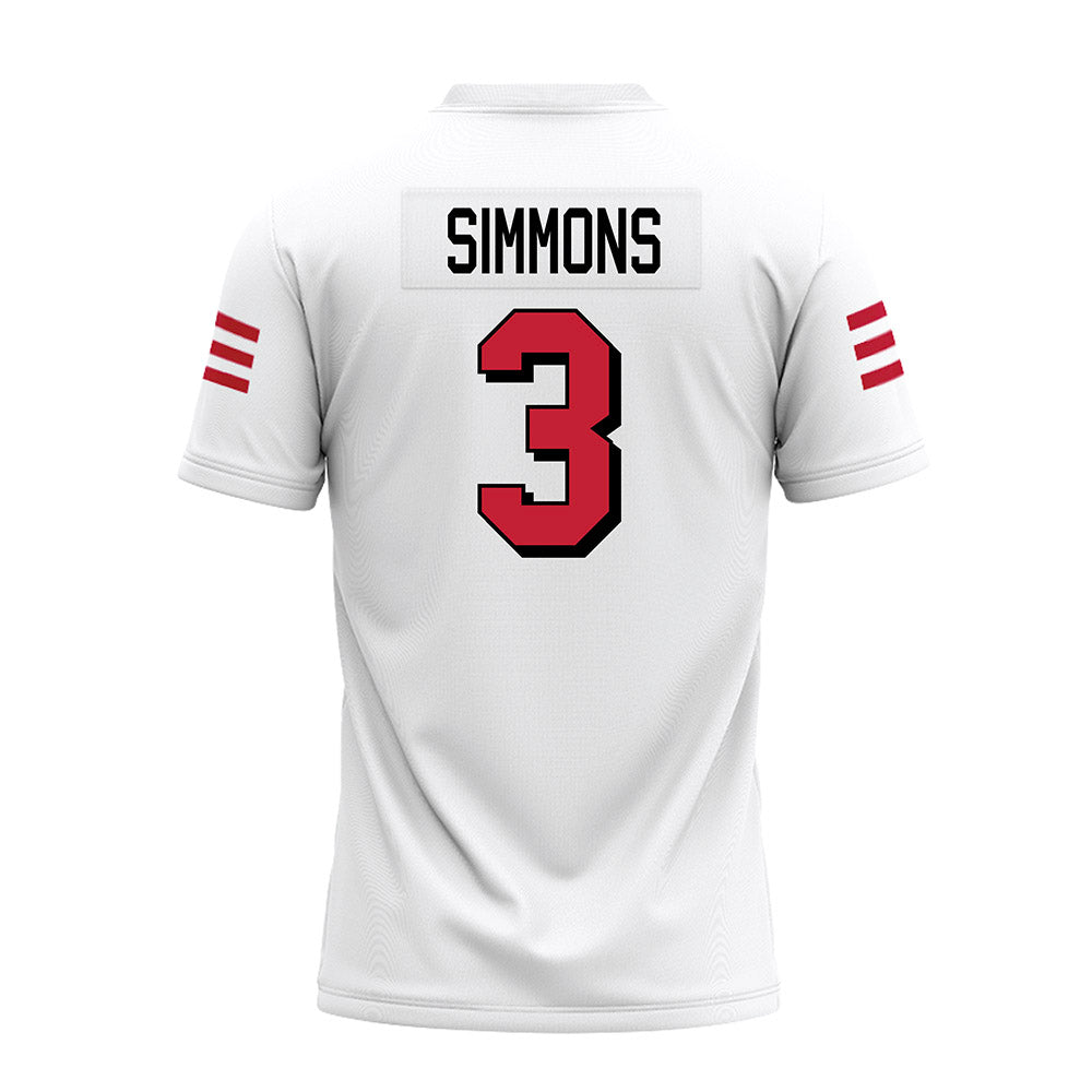 Miami of Ohio - NCAA Football : Quintin Simmons - 2024 White Premium Football Jersey-1