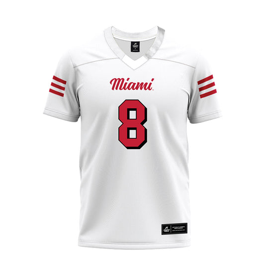 Miami of Ohio - NCAA Football : Cj Young - 2024 White Premium Football Jersey-0