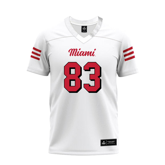 Miami of Ohio - NCAA Football : Eric Karner - 2024 White Premium Football Jersey-0
