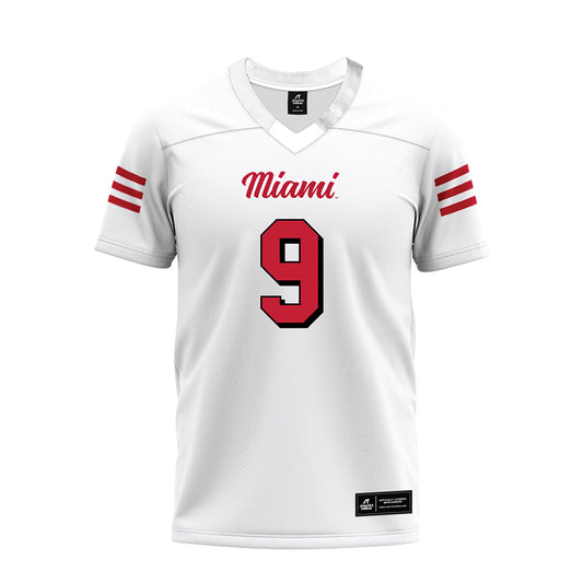 Miami of Ohio - NCAA Football : Dshawntae JONES - 2024 White Premium Football Jersey-0