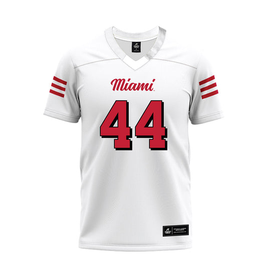 Miami of Ohio - NCAA Football : Noam Butbul - 2024 White Premium Football Jersey-0