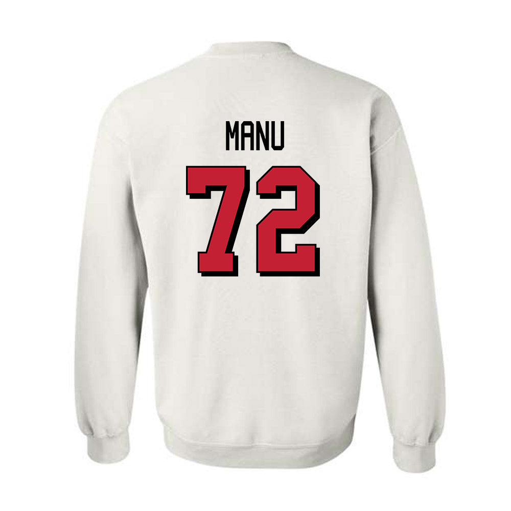 Miami of Ohio - NCAA Football : Kris Manu - 2024 Replica Shersey Crewneck Sweatshirt-1