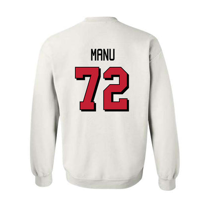 Miami of Ohio - NCAA Football : Kris Manu - 2024 Replica Shersey Crewneck Sweatshirt-1