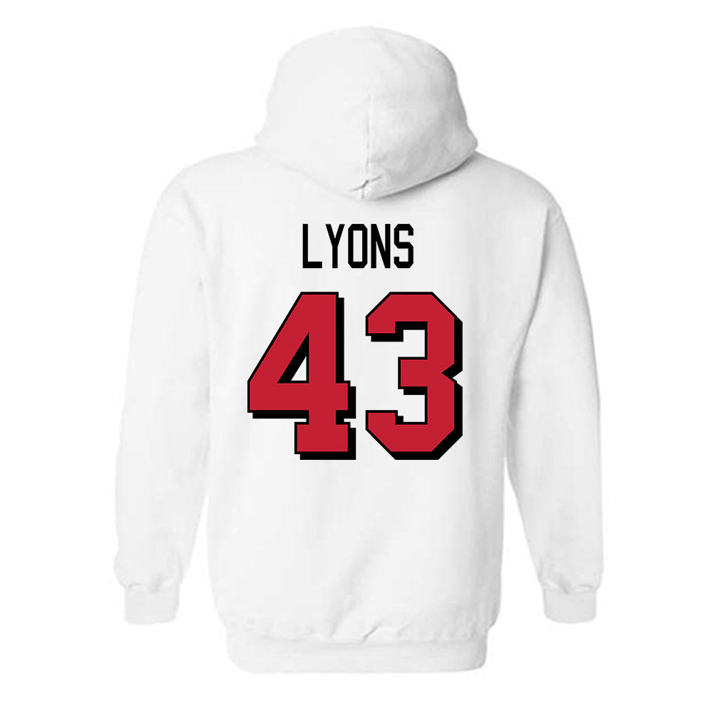 Miami of Ohio - NCAA Football : Grant Lyons - 2024 Replica Shersey Hooded Sweatshirt