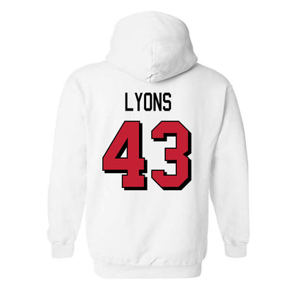 Miami of Ohio - NCAA Football : Grant Lyons - 2024 Replica Shersey Hooded Sweatshirt