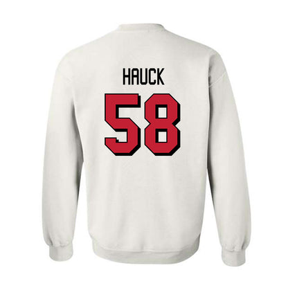 Miami of Ohio - NCAA Football : Maximus Hauck - 2024 Replica Shersey Crewneck Sweatshirt-1