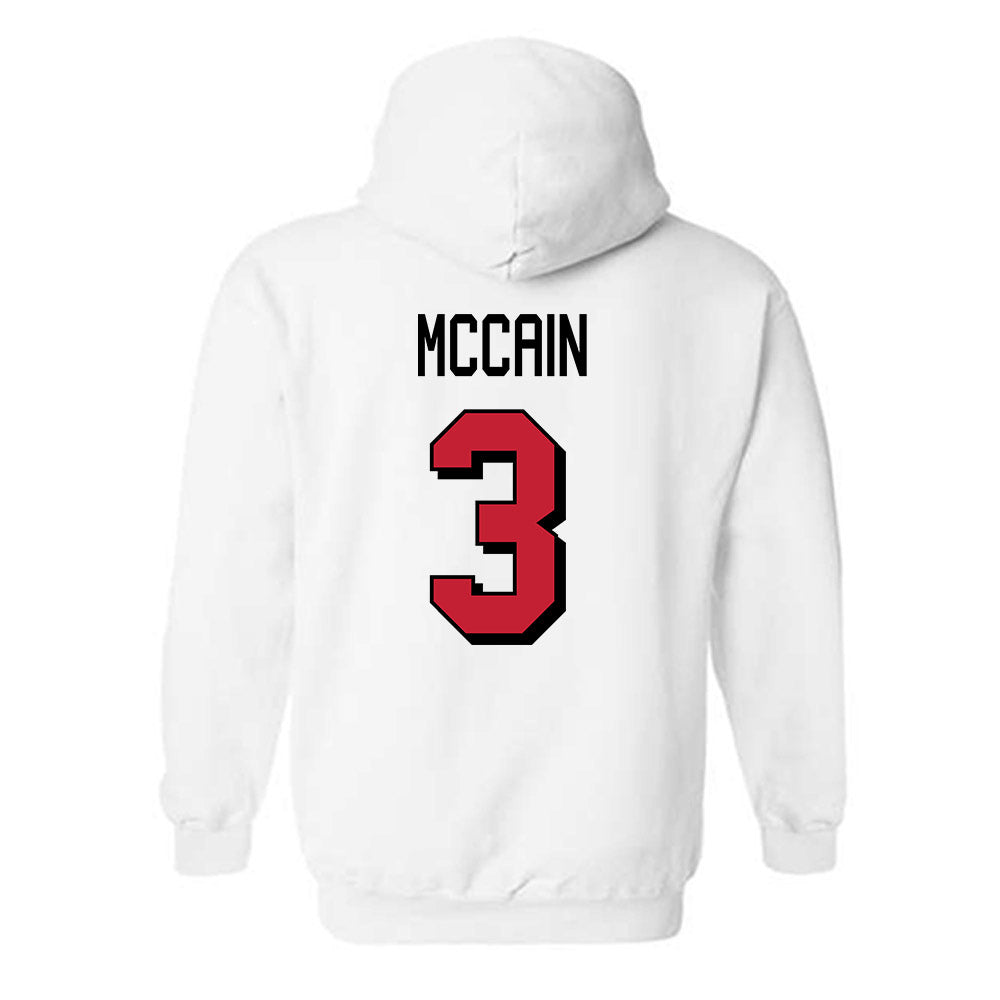 Miami of Ohio - NCAA Football : Malcolm McCain - 2024 Replica Shersey Hooded Sweatshirt-1