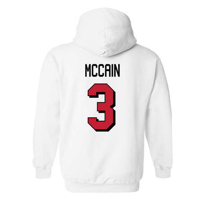 Miami of Ohio - NCAA Football : Malcolm McCain - 2024 Replica Shersey Hooded Sweatshirt-1