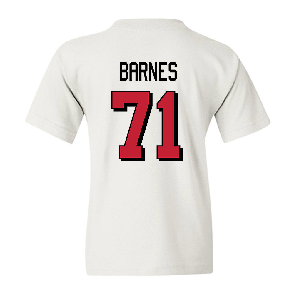 Miami of Ohio - NCAA Football : Lucas Barnes - 2024 Replica Shersey Youth T-Shirt-1