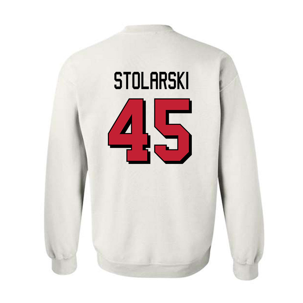 Miami of Ohio - NCAA Football : Ryan Stolarski - 2024 Replica Shersey Crewneck Sweatshirt-1