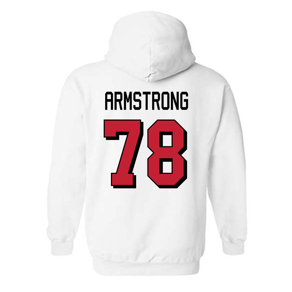 Miami of Ohio - NCAA Football : Devontae Armstrong - 2024 Replica Shersey Hooded Sweatshirt-1
