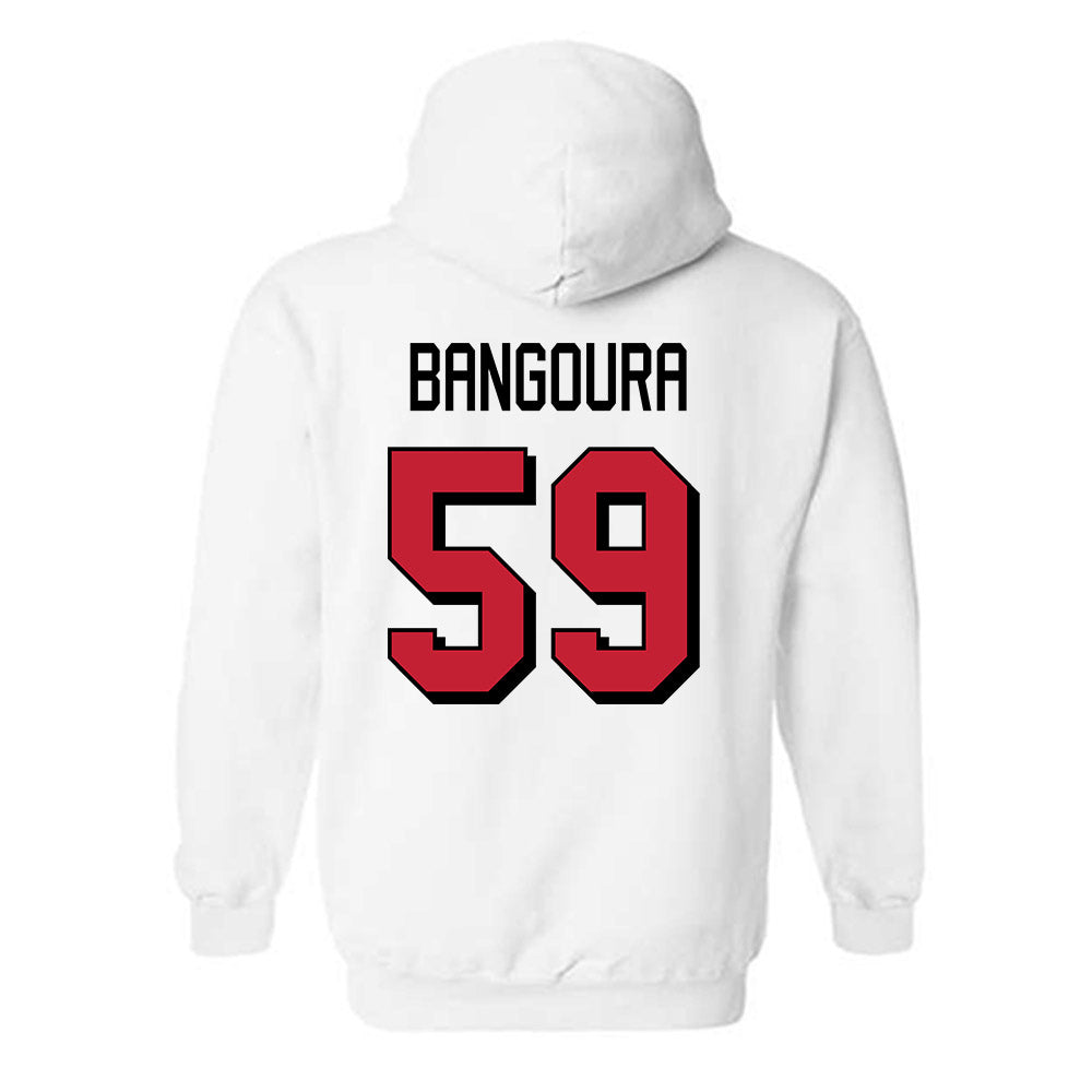 Miami of Ohio - NCAA Football : Mohamed Bangoura - 2024 Replica Shersey Hooded Sweatshirt-1