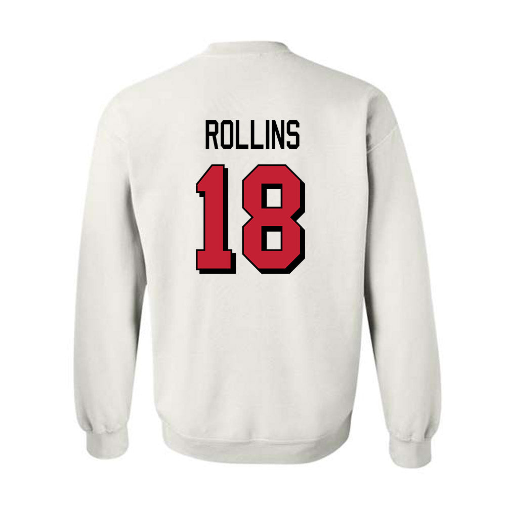 Miami of Ohio - NCAA Football : Isaiah Rollins - 2024 Replica Shersey Crewneck Sweatshirt-1