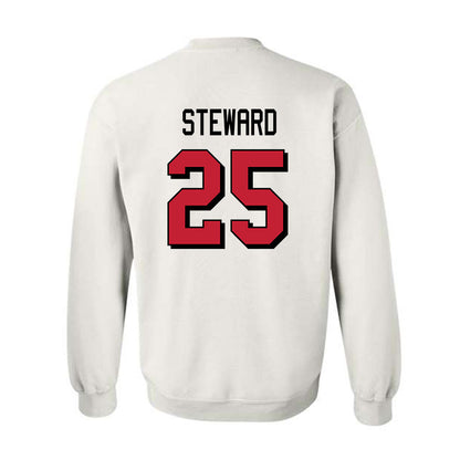 Miami of Ohio - NCAA Football : Ike Steward - 2024 Replica Shersey Crewneck Sweatshirt-1