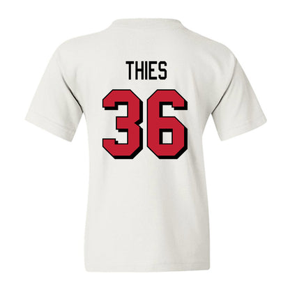 Miami of Ohio - NCAA Football : Tommy Thies - 2024 Replica Shersey Youth T-Shirt-1