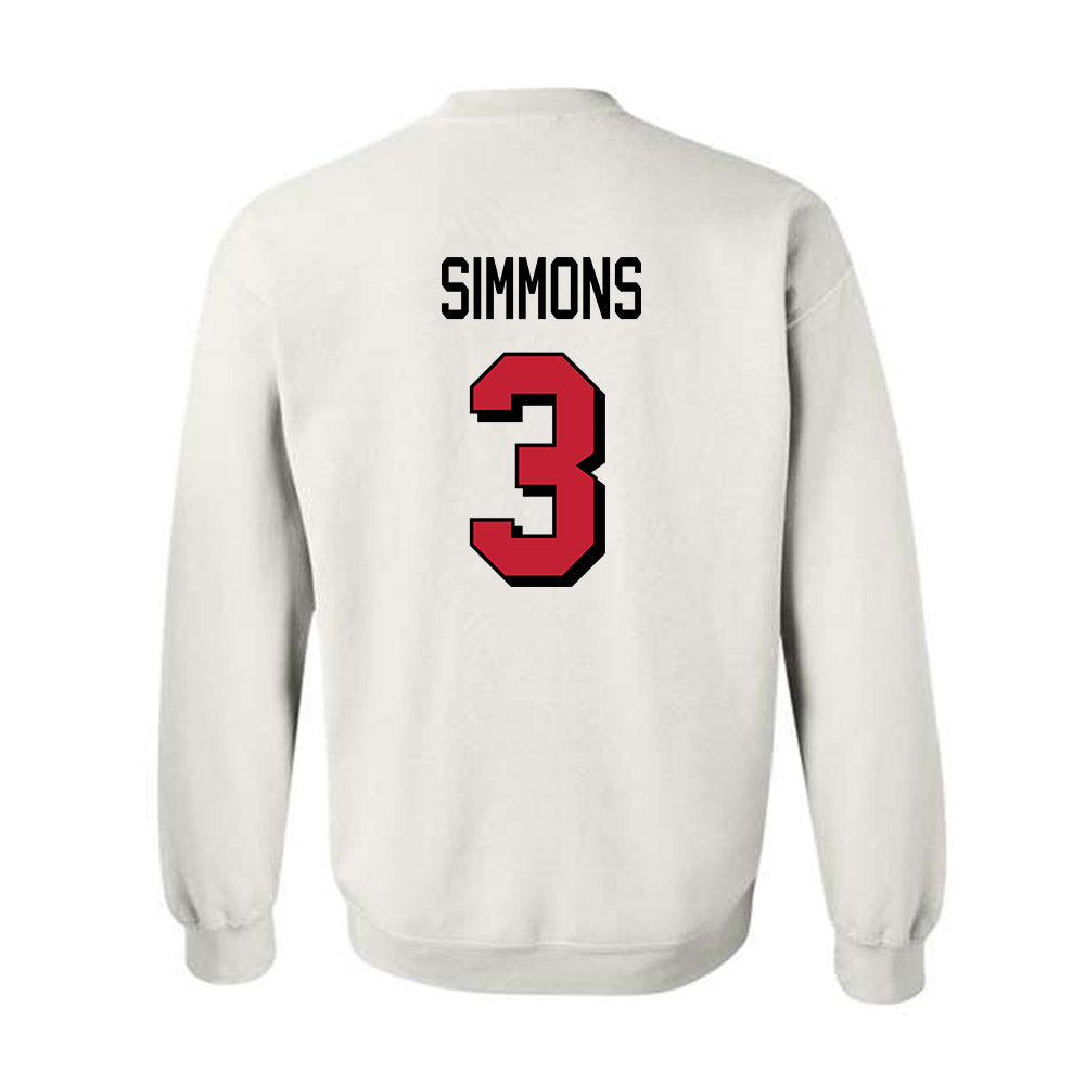 Miami of Ohio - NCAA Football : Quintin Simmons - 2024 Replica Shersey Crewneck Sweatshirt-1