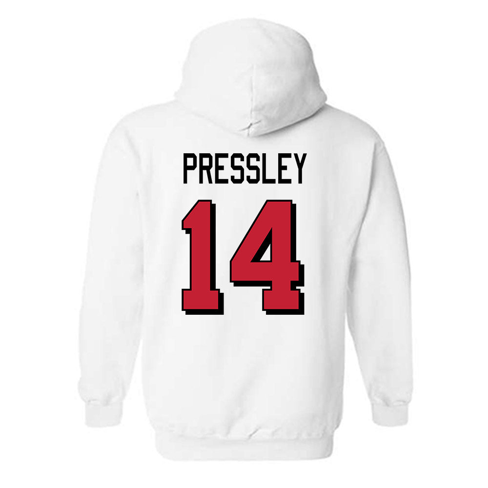 Miami of Ohio - NCAA Football : William Pressley - 2024 Replica Shersey Hooded Sweatshirt-1