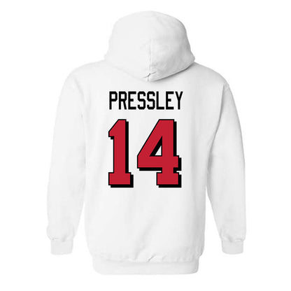 Miami of Ohio - NCAA Football : William Pressley - 2024 Replica Shersey Hooded Sweatshirt-1