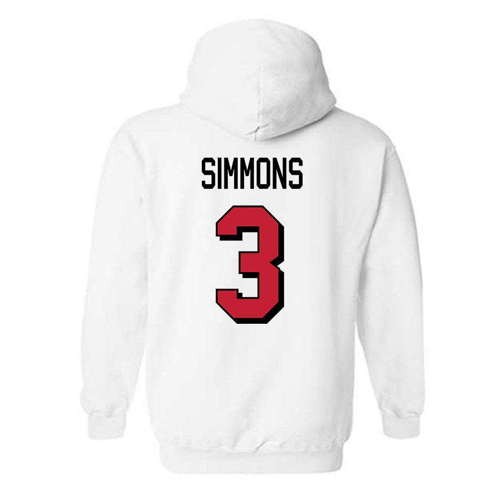 Miami of Ohio - NCAA Football : Quintin Simmons - 2024 Replica Shersey Hooded Sweatshirt-1