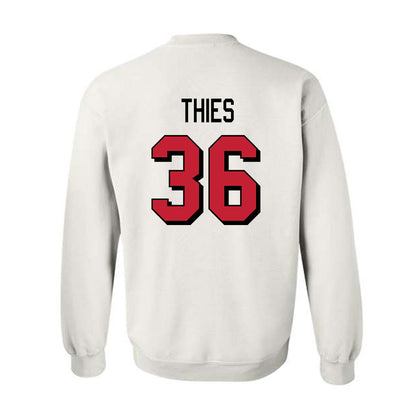 Miami of Ohio - NCAA Football : Tommy Thies - 2024 Replica Shersey Crewneck Sweatshirt-1