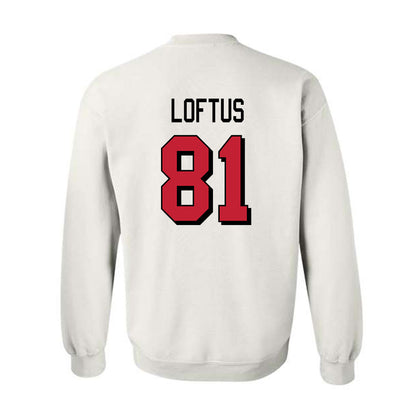 Miami of Ohio - NCAA Football : Brendan Loftus - 2024 Replica Shersey Crewneck Sweatshirt-1