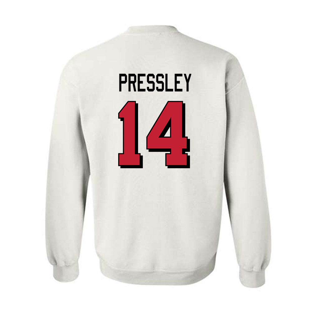 Miami of Ohio - NCAA Football : William Pressley - 2024 Replica Shersey Crewneck Sweatshirt-1