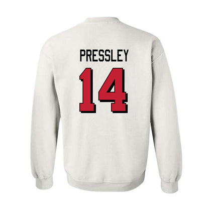 Miami of Ohio - NCAA Football : William Pressley - 2024 Replica Shersey Crewneck Sweatshirt-1