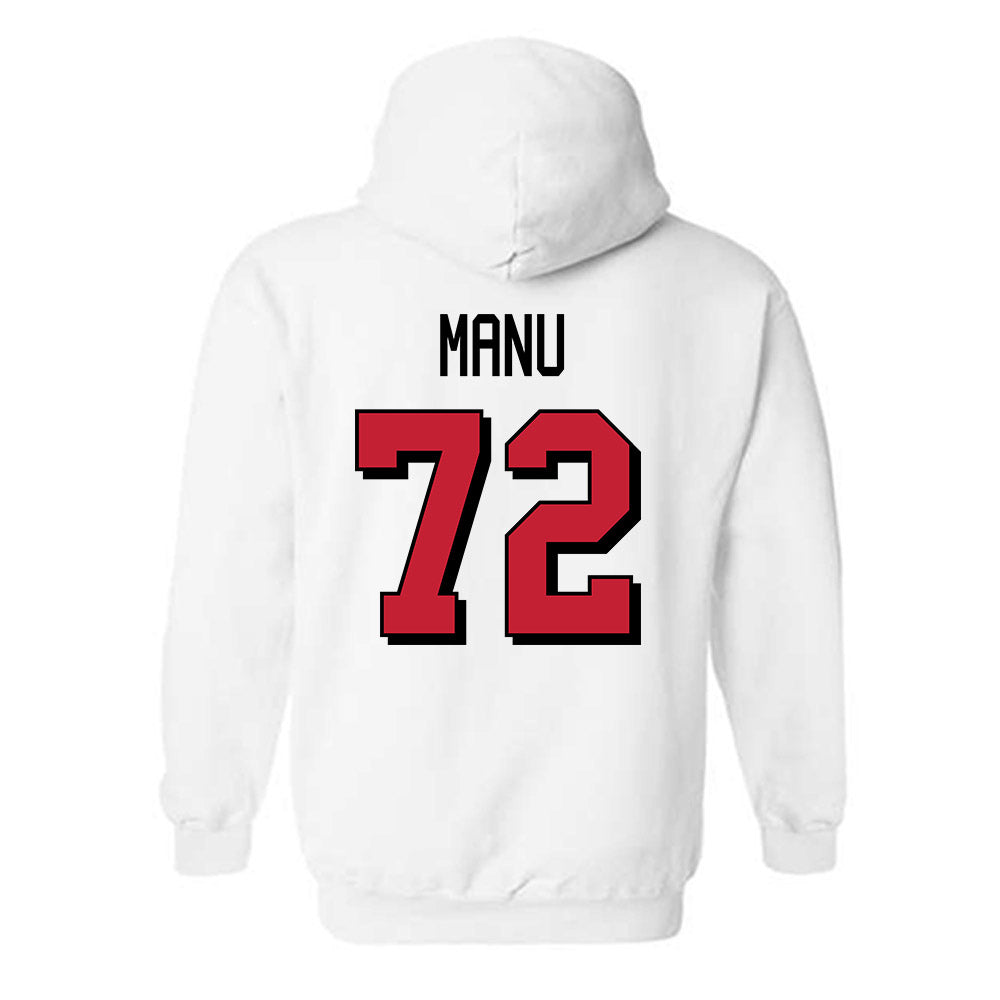 Miami of Ohio - NCAA Football : Kris Manu - 2024 Replica Shersey Hooded Sweatshirt-1