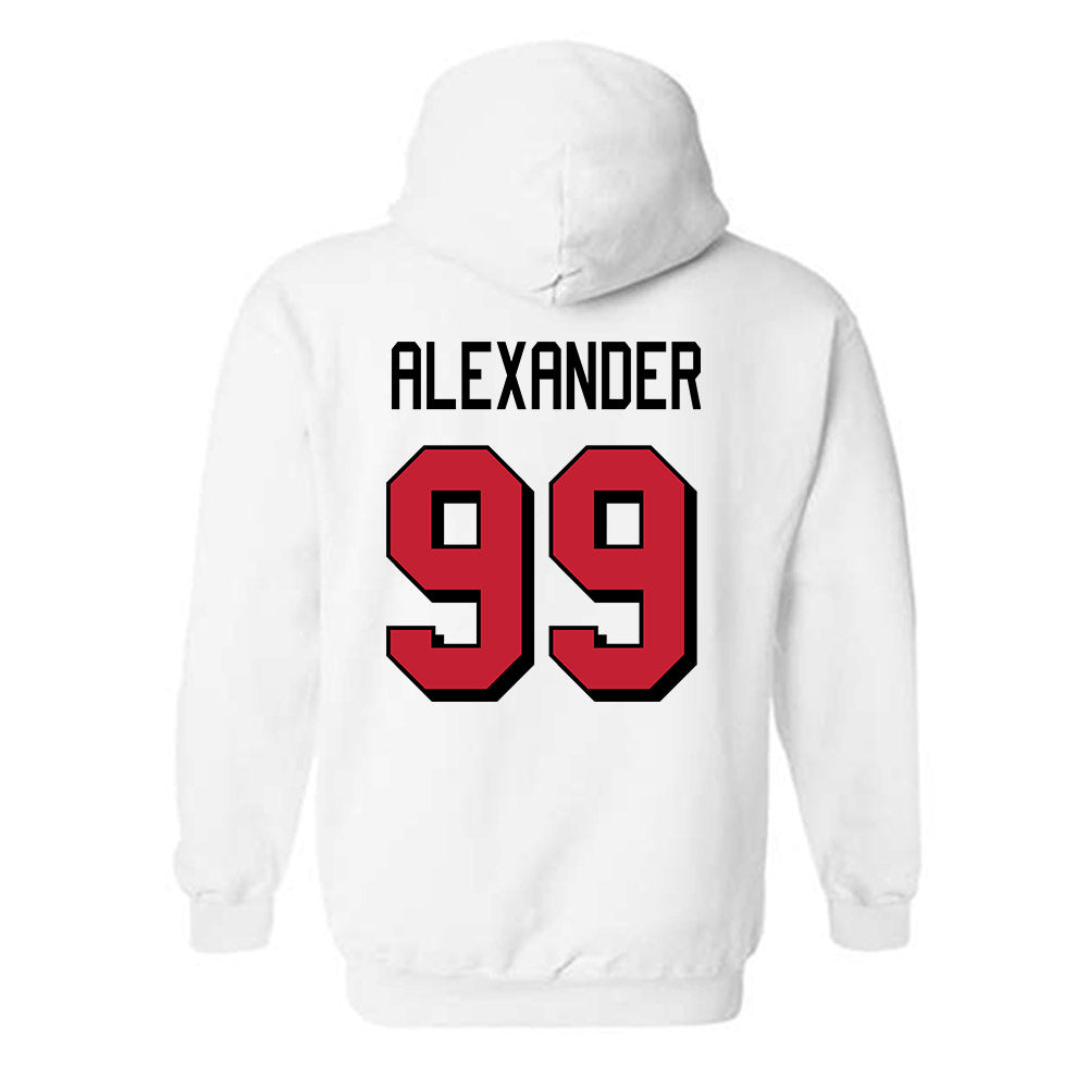 Miami of Ohio - NCAA Football : Oyeka Alexander - 2024 Replica Shersey Hooded Sweatshirt-1