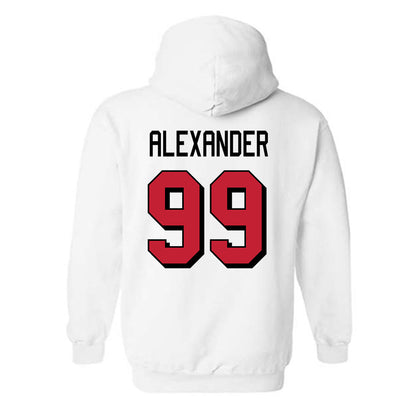 Miami of Ohio - NCAA Football : Oyeka Alexander - 2024 Replica Shersey Hooded Sweatshirt-1