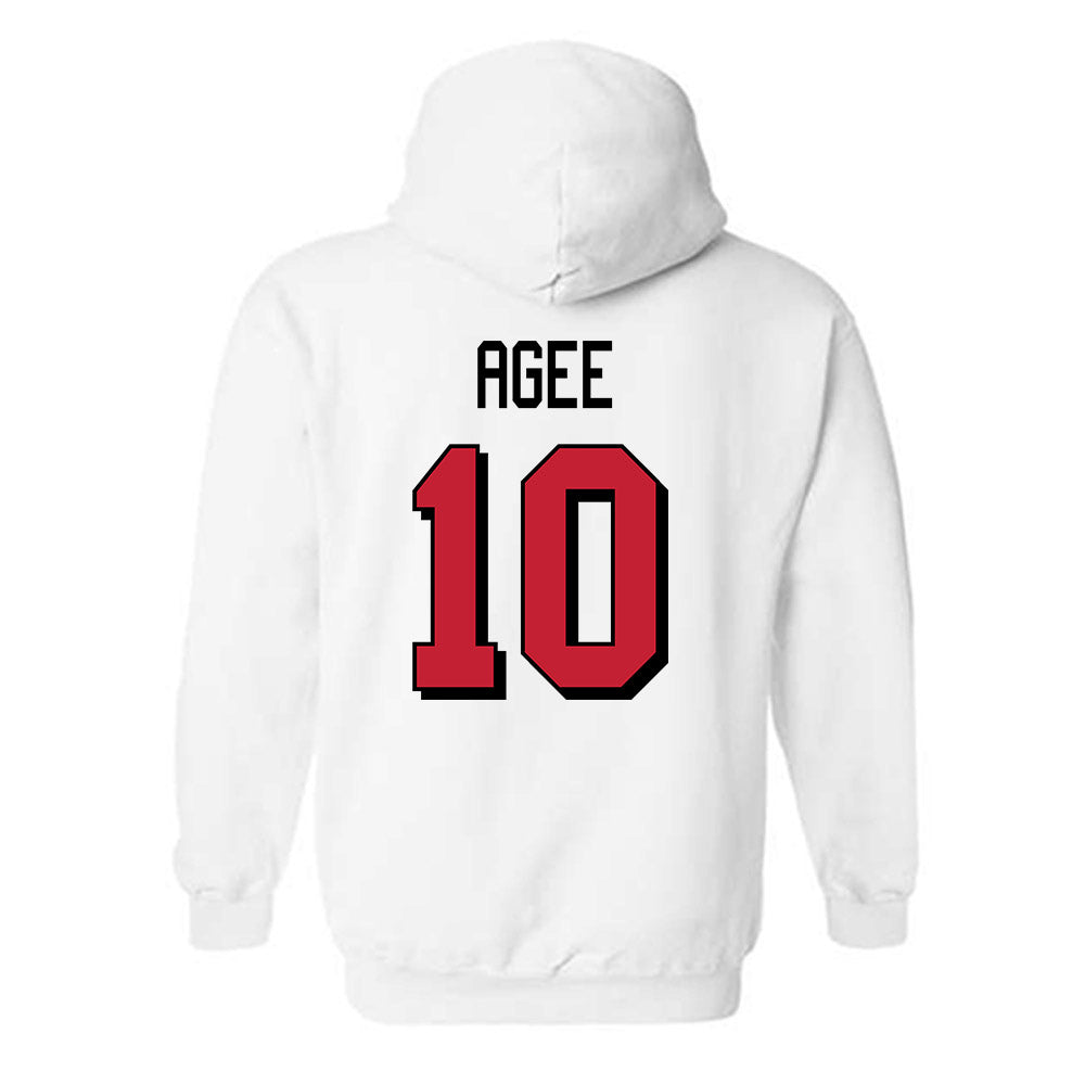 Miami of Ohio - NCAA Football : Jermaine Agee - 2024 Replica Shersey Hooded Sweatshirt-1