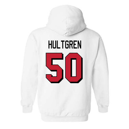 Miami of Ohio - NCAA Football : Zach Hultgren - 2024 Replica Shersey Hooded Sweatshirt-1