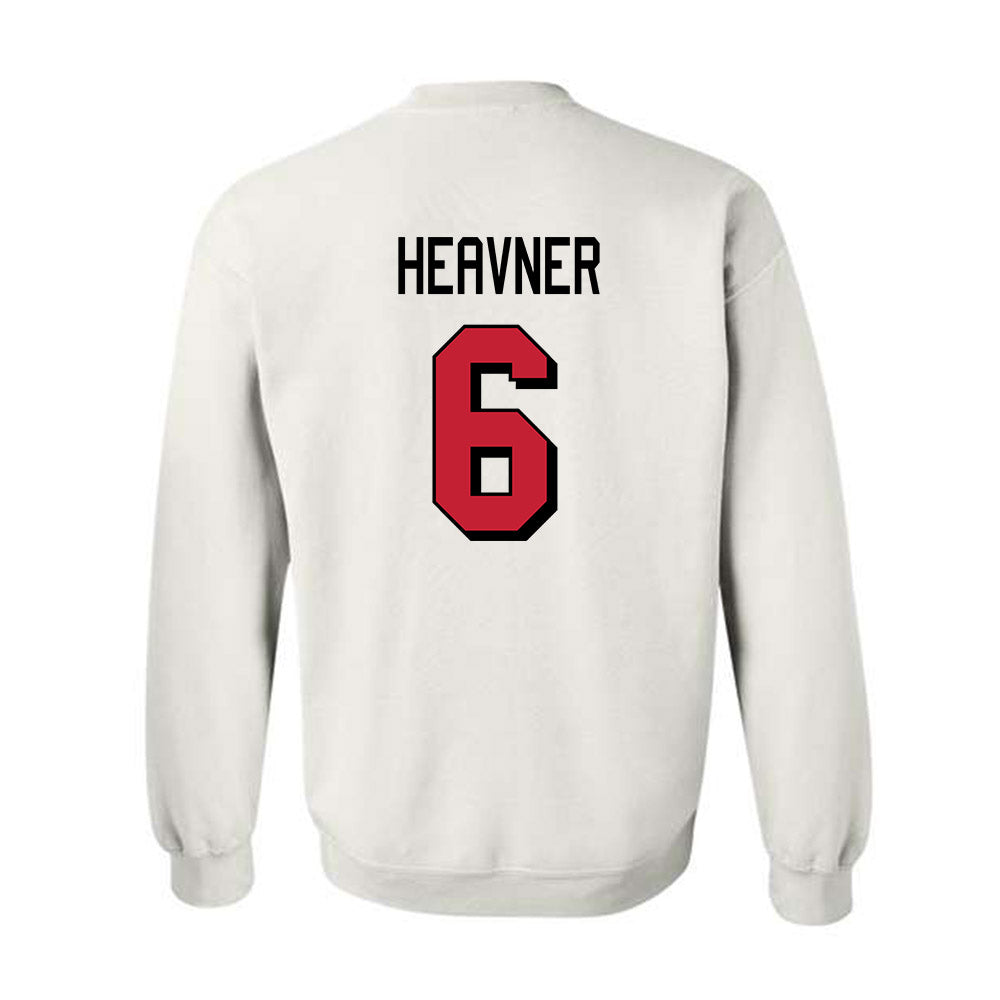 Miami of Ohio - NCAA Football : Caleb Heavner - 2024 Replica Shersey Crewneck Sweatshirt-1