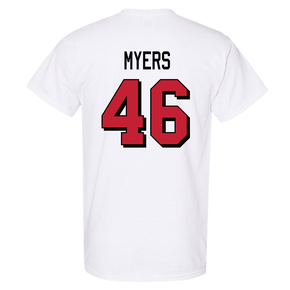 Miami of Ohio - NCAA Football : Luke Myers - 2024 Replica Shersey T-Shirt-1