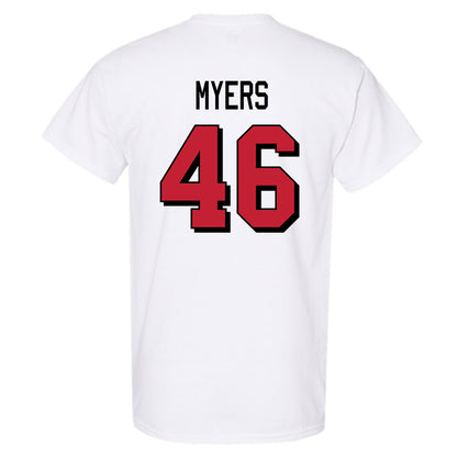 Miami of Ohio - NCAA Football : Luke Myers - 2024 Replica Shersey T-Shirt-1