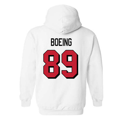 Miami of Ohio - NCAA Football : Brayden Boeing - 2024 Replica Shersey Hooded Sweatshirt-1
