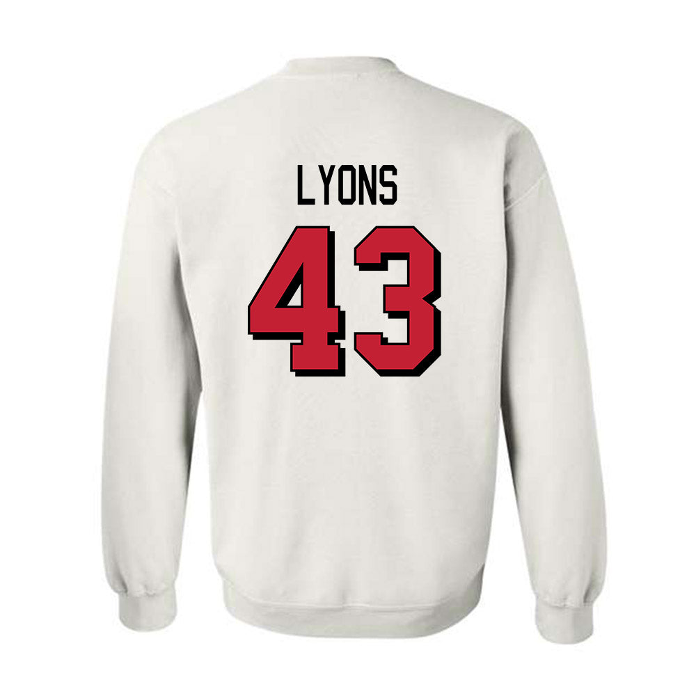 Miami of Ohio - NCAA Football : Grant Lyons - 2024 Replica Shersey Crewneck Sweatshirt