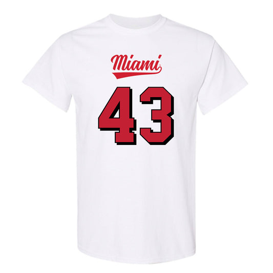 Miami of Ohio - NCAA Football : Grant Lyons - 2024 Replica Shersey T-Shirt