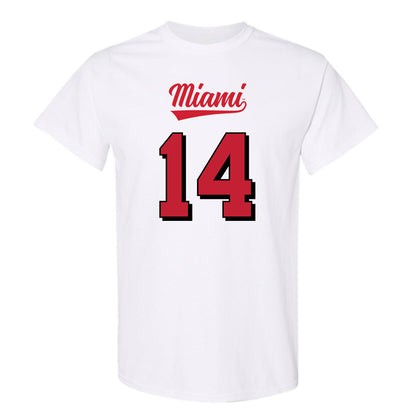 Miami of Ohio - NCAA Football : William Pressley - 2024 Replica Shersey T-Shirt-0