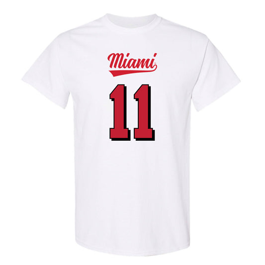 Miami of Ohio - NCAA Football : Isaiah Rollins - 2024 Replica Shersey T-Shirt-0