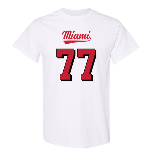 Miami of Ohio - Football Alumni : Austin Uke - 2024 Replica Shersey T-Shirt-0