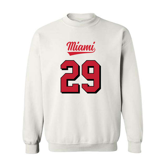 Miami of Ohio - NCAA Football : Easton Jointer - 2024 Replica Shersey Crewneck Sweatshirt-0