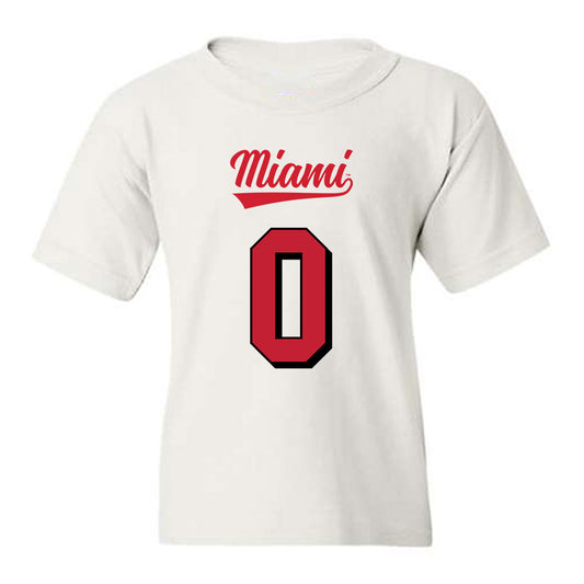 Miami of Ohio - NCAA Football : Amariyun Knighten - 2024 Replica Shersey Youth T-Shirt-0