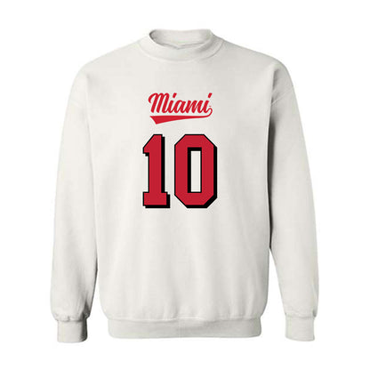 Miami of Ohio - NCAA Football : Lynel Billups-Williams - 2024 Replica Shersey Crewneck Sweatshirt-0