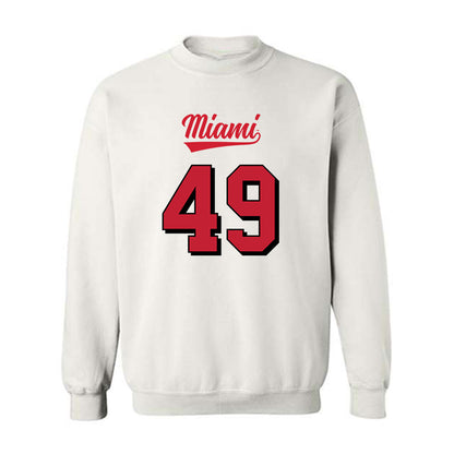 Miami of Ohio - NCAA Football : Anthony Ludington - 2024 Replica Shersey Crewneck Sweatshirt-0